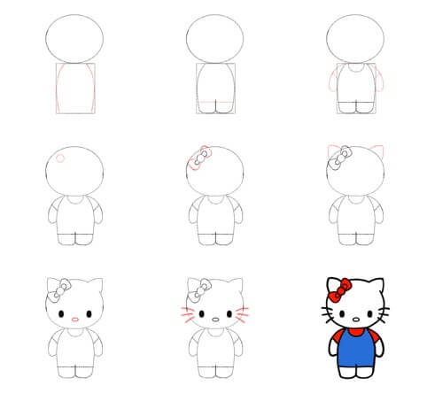 Hello Kitty-Idee (17) zeichnen ideen