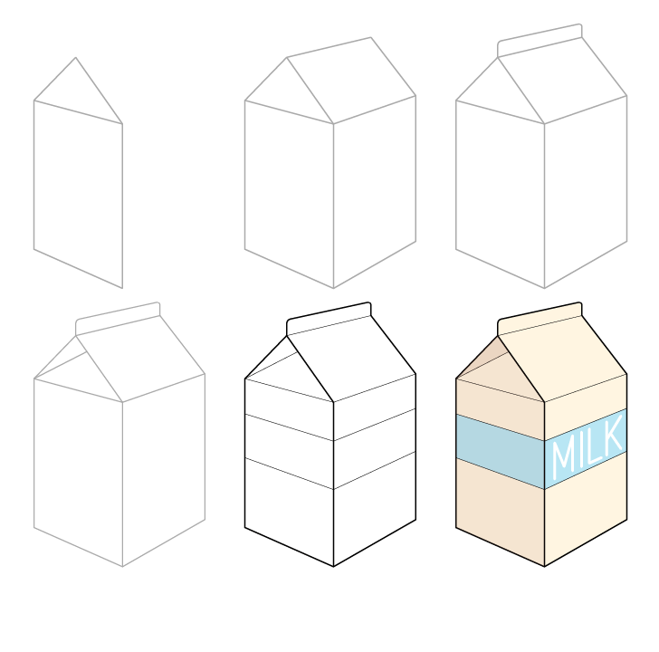Idee mit Milch (1) zeichnen ideen