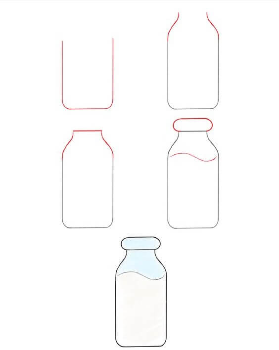 Idee mit Milch (2) zeichnen ideen