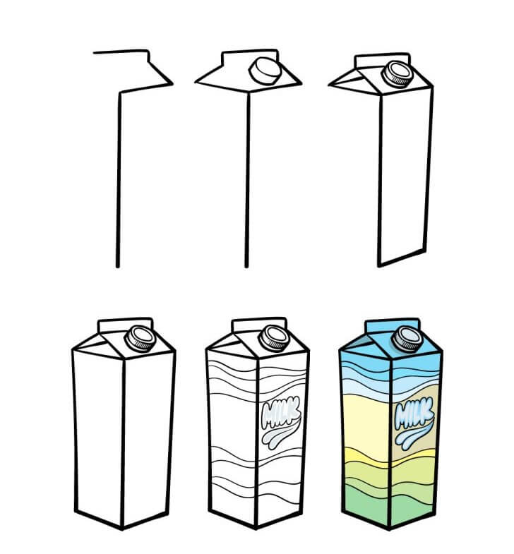Idee mit Milch (6) zeichnen ideen
