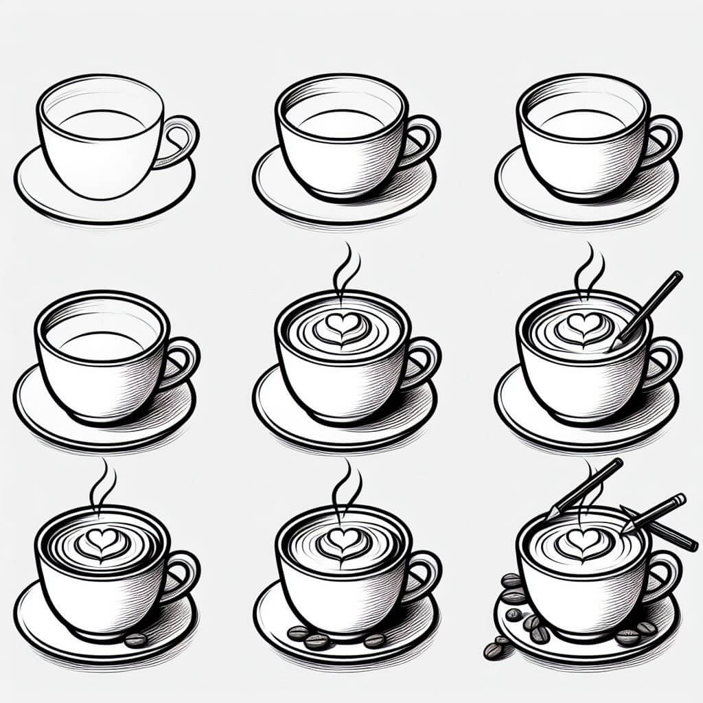 Kaffee-Idee (14) zeichnen ideen