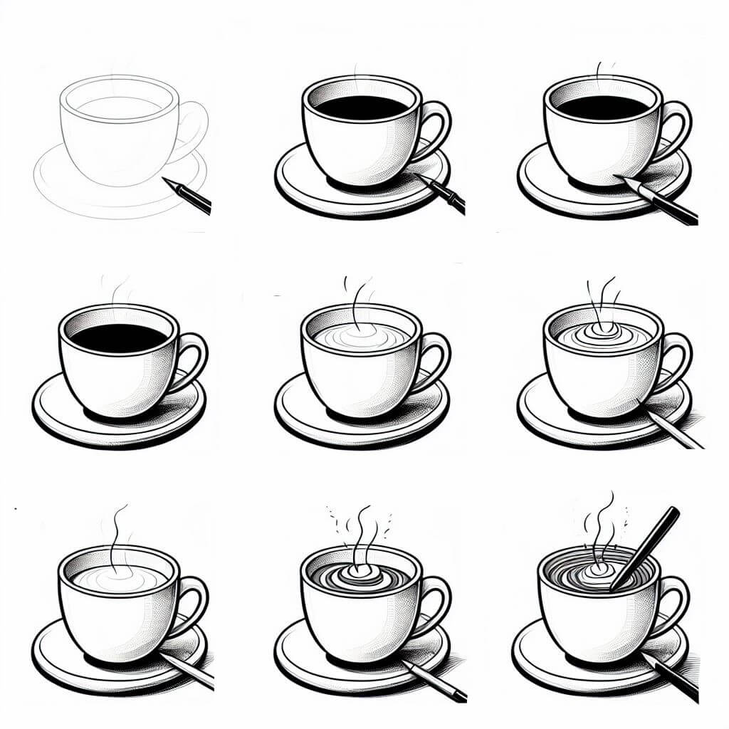 Kaffee-Idee (15) zeichnen ideen