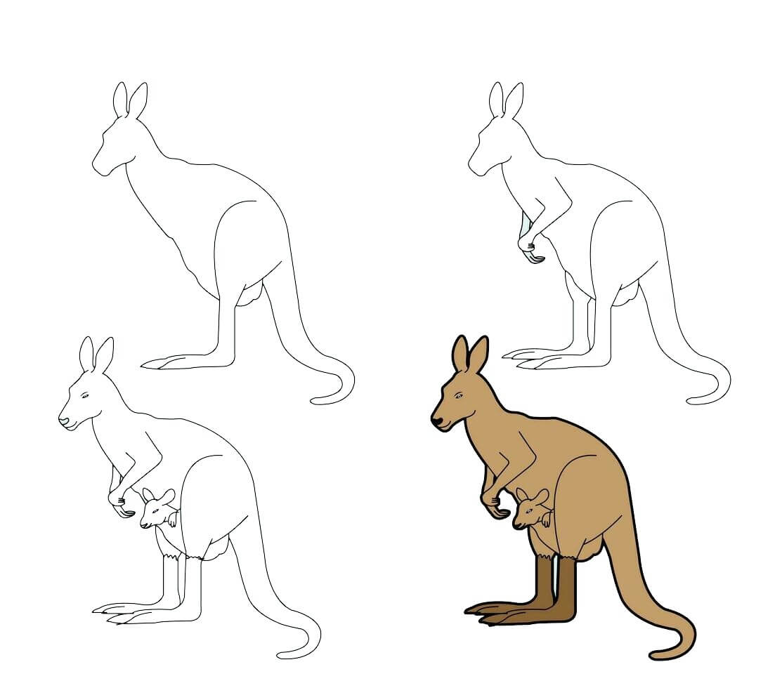 Känguru-Idee (3) zeichnen ideen