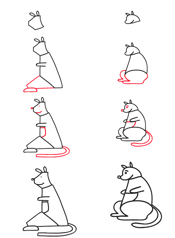Zeichnen Lernen Känguru-Idee (9)