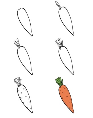Karotten-Idee 15 zeichnen ideen