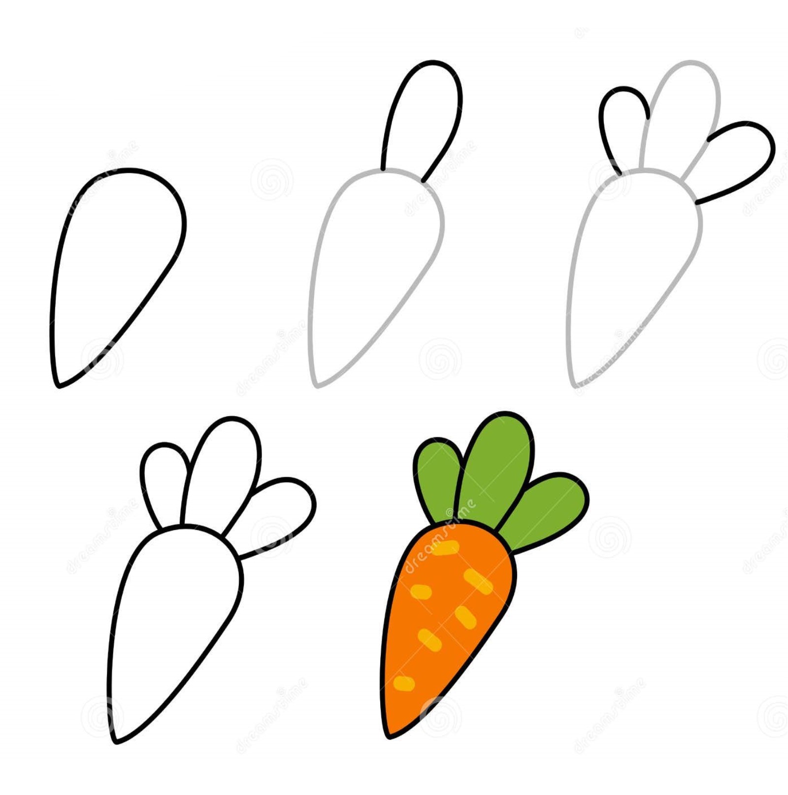 Karotten-Idee 16 zeichnen ideen