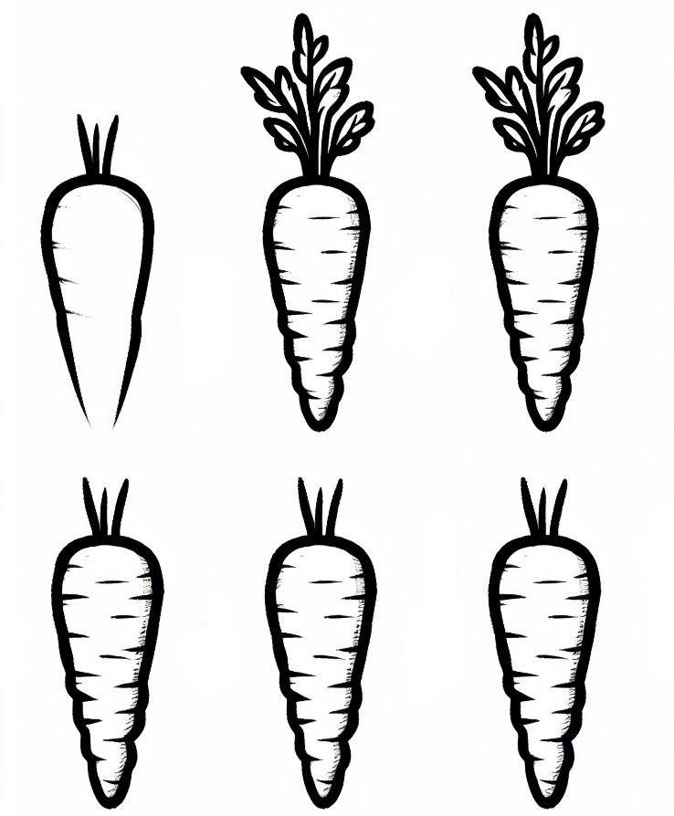 Karotten-Idee 18 zeichnen ideen