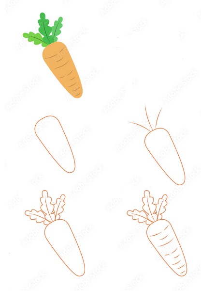 Karotten-Idee 8 zeichnen ideen