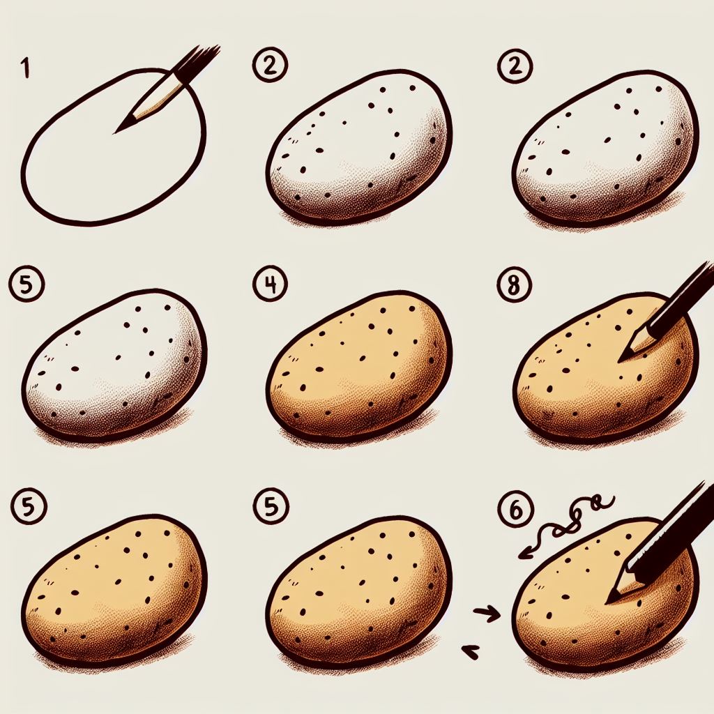 Kartoffelidee 11 zeichnen ideen