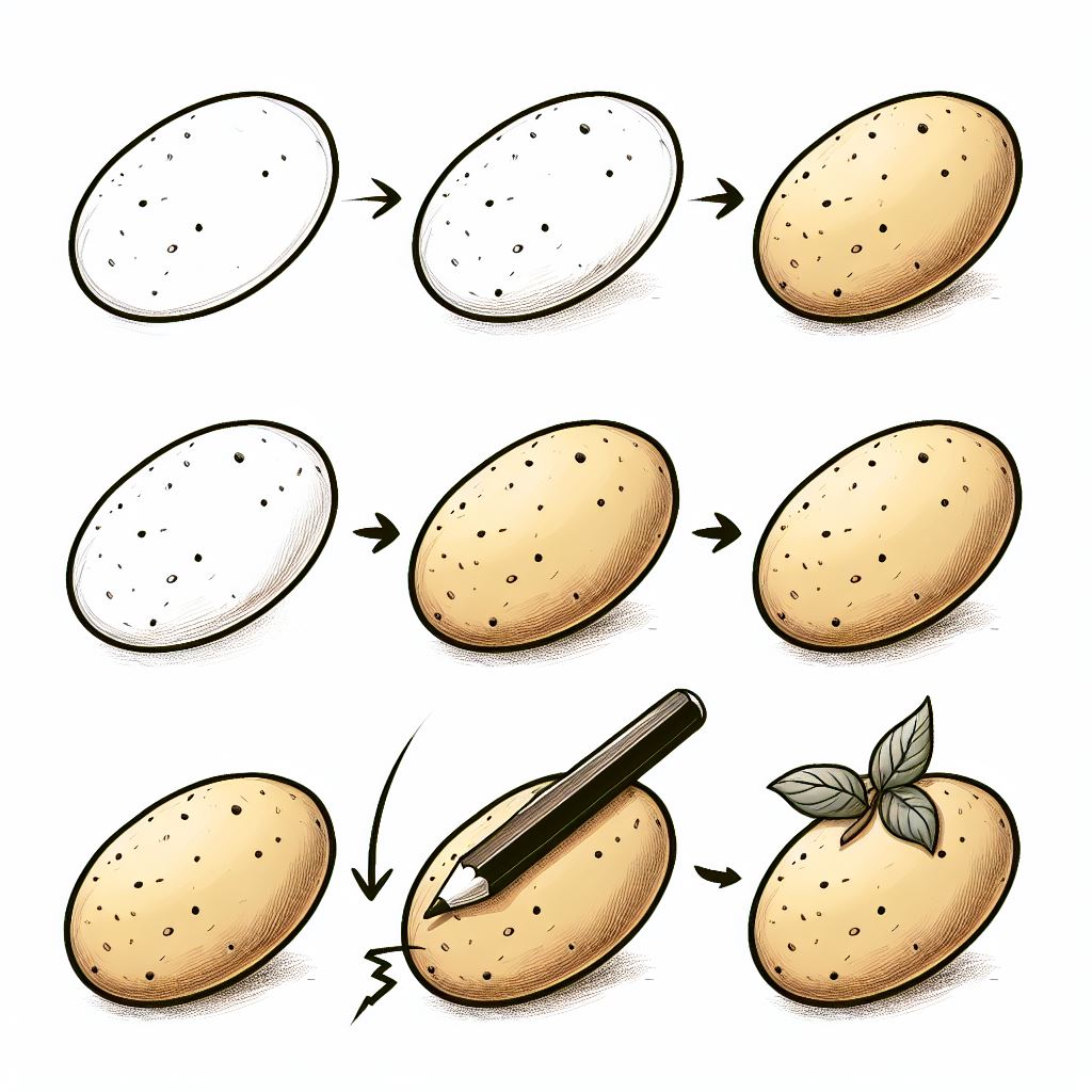 Kartoffelidee 14 zeichnen ideen