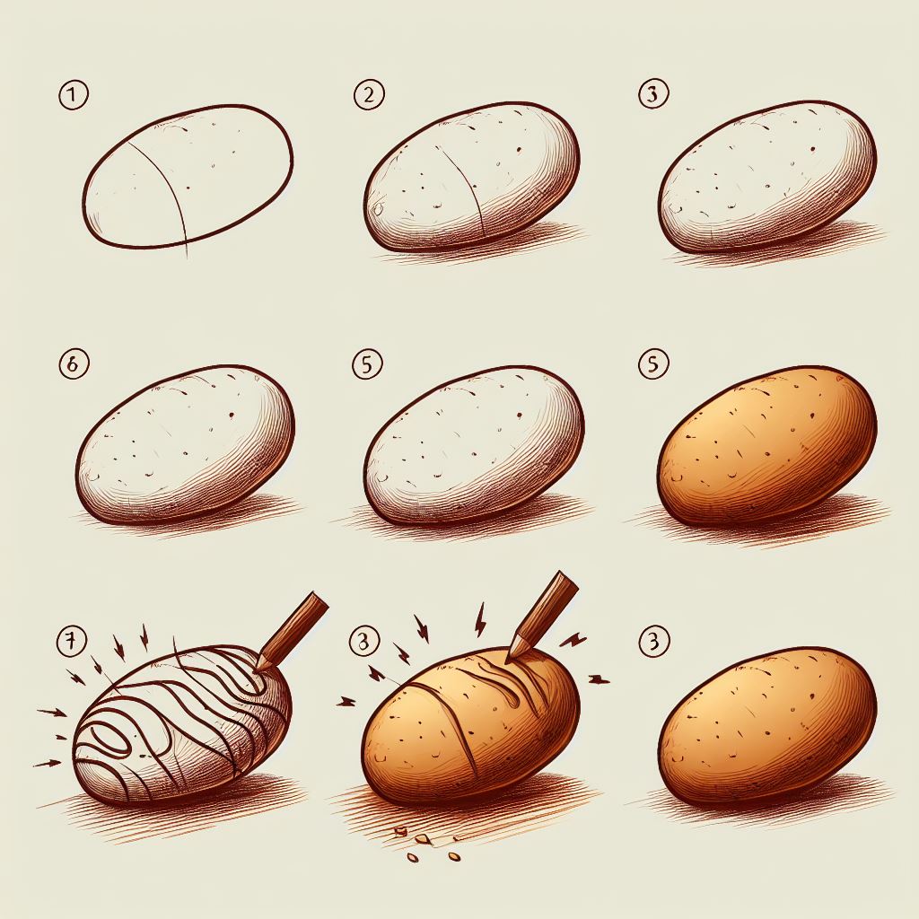 Kartoffelidee 16 zeichnen ideen