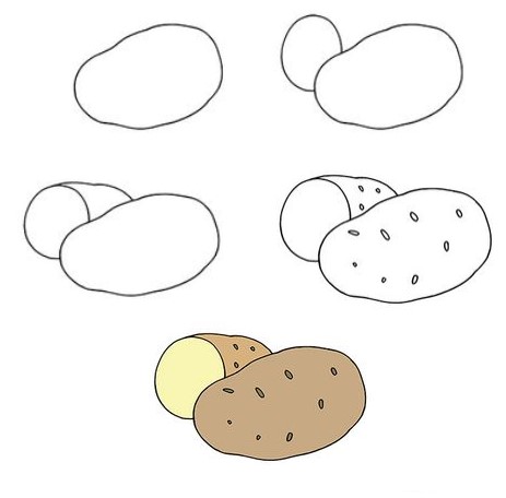 Kartoffelidee 2 zeichnen ideen