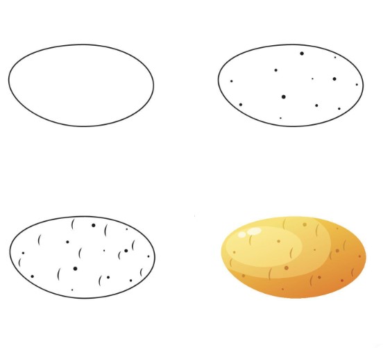 Kartoffelidee 6 zeichnen ideen