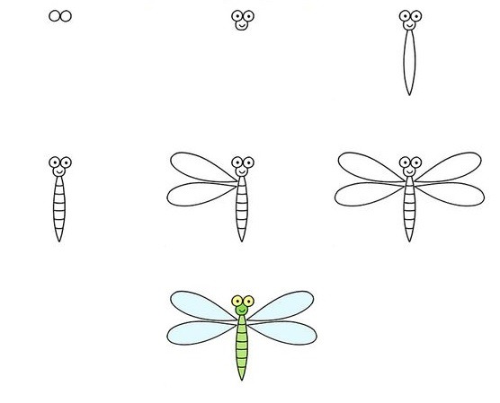 Libellen-Idee (1) zeichnen ideen
