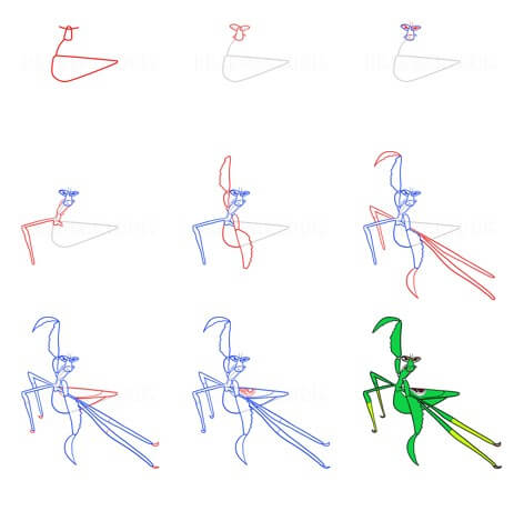 Mantis-Idee (11) zeichnen ideen