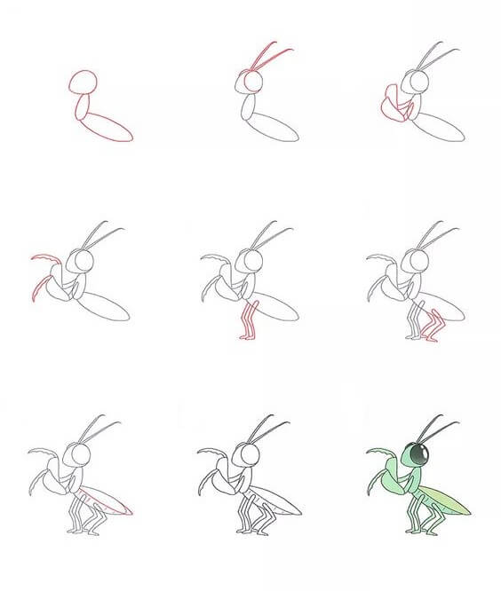 Mantis-Idee (3) zeichnen ideen
