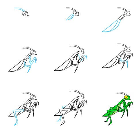 Mantis-Idee (5) zeichnen ideen