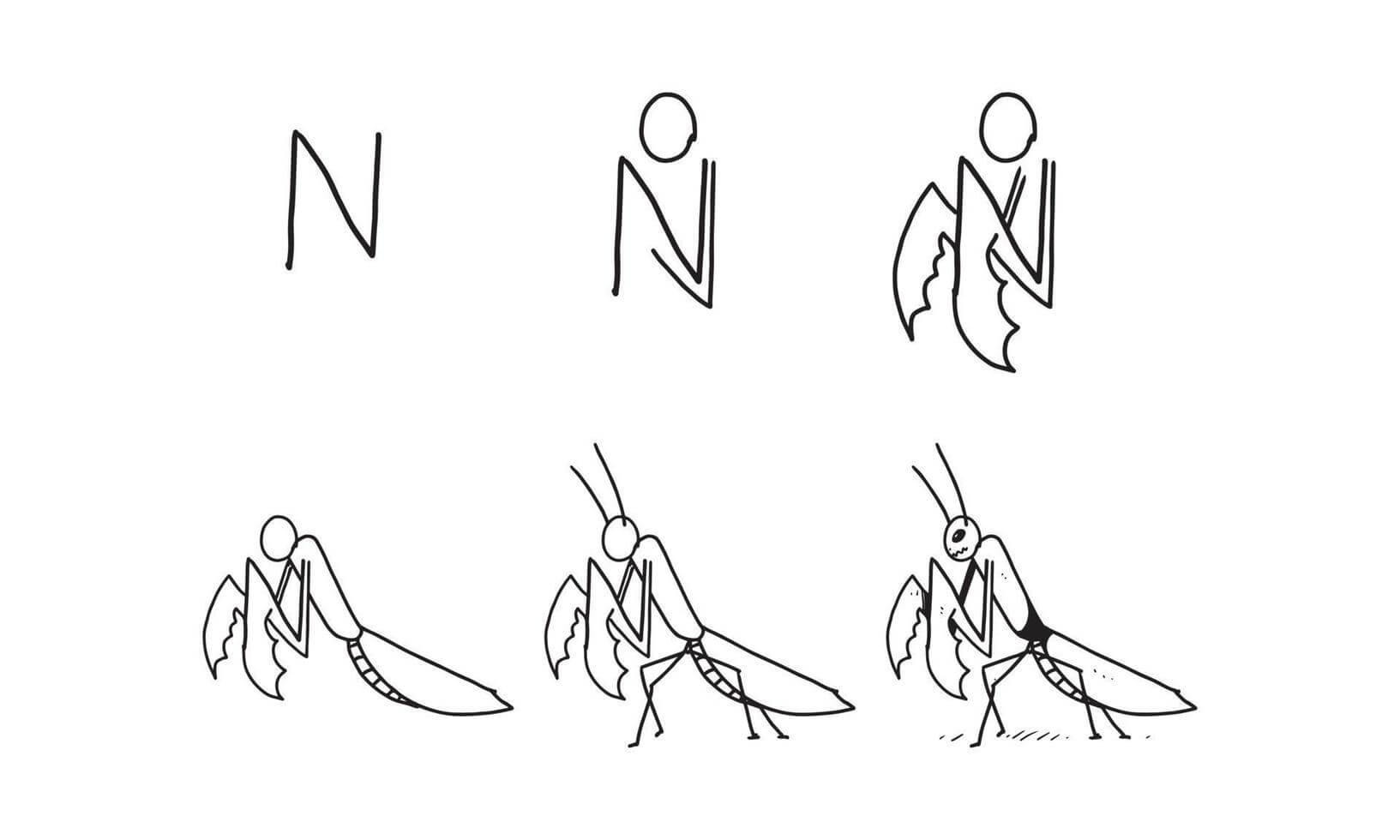 Mantis-Idee (6) zeichnen ideen