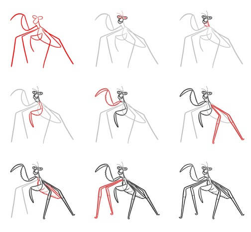 Mantis-Idee (8) zeichnen ideen