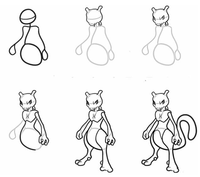 Mewtwo vorurteilsvolle Augen zeichnen ideen