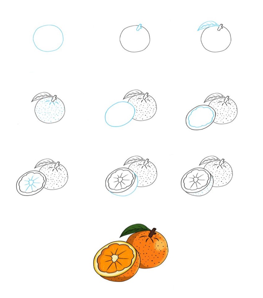 Orange Idee (3) zeichnen ideen