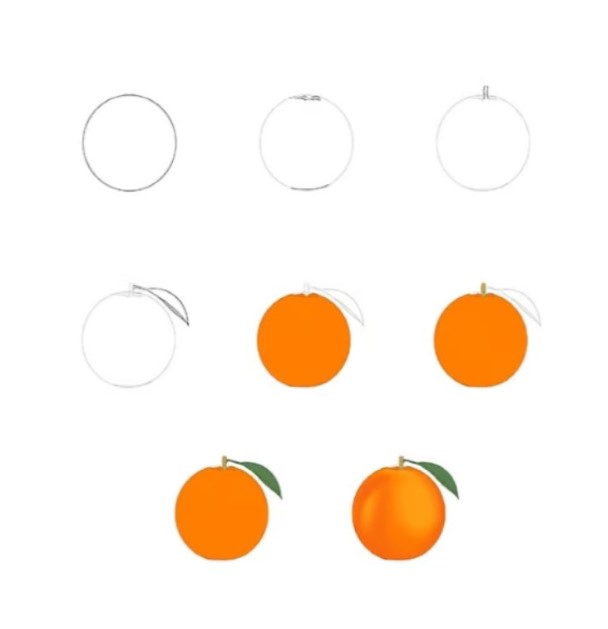 Orange Idee (5) zeichnen ideen
