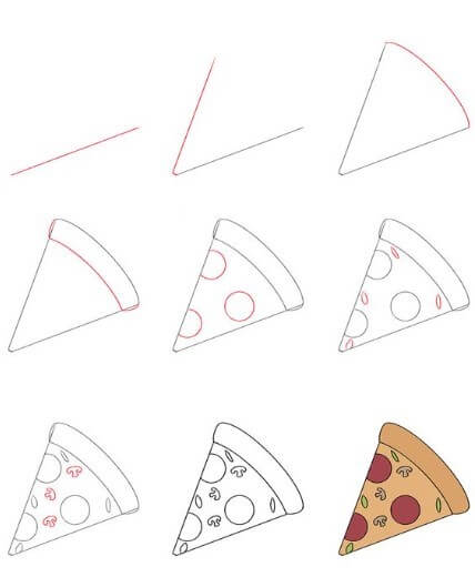 Pizza-Idee (15) zeichnen ideen