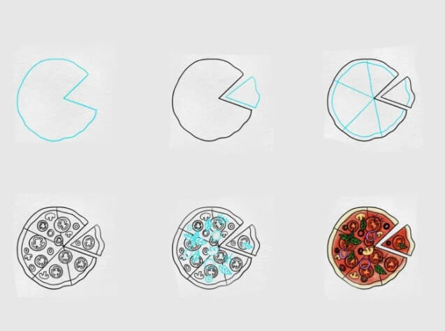 Pizza-Idee (4) zeichnen ideen