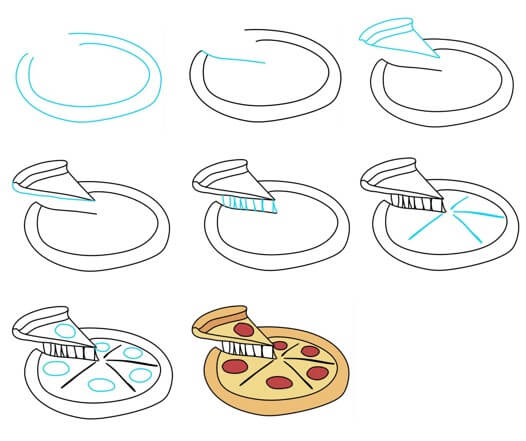 Pizza-Idee (5) zeichnen ideen