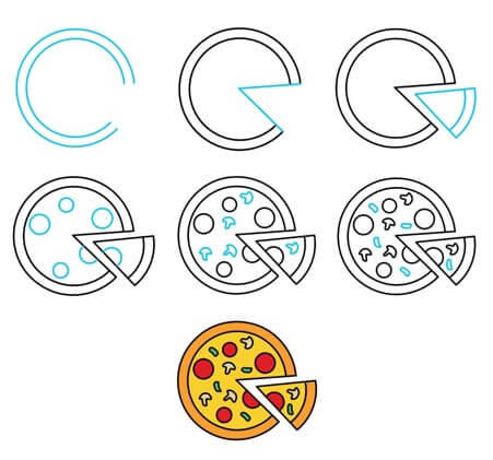 Pizza-Idee (6) zeichnen ideen
