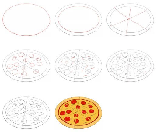 Pizza-Idee (9) zeichnen ideen