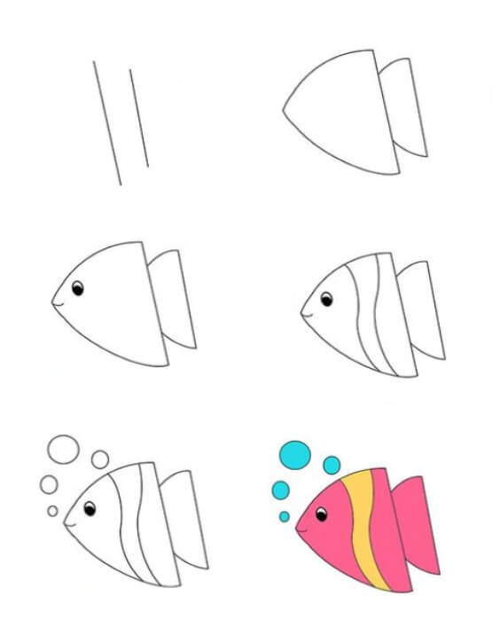 Regenschirmfisch zeichnen ideen