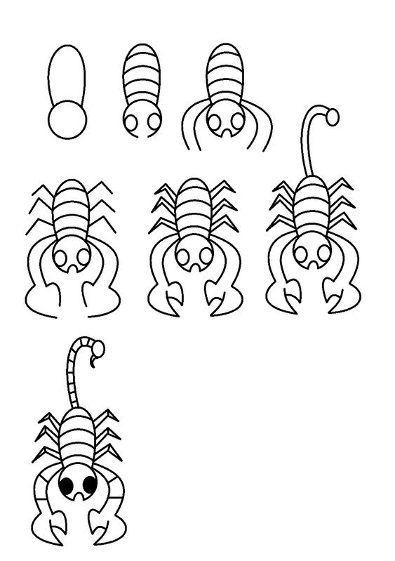 Skorpioni-Idee (16) zeichnen ideen