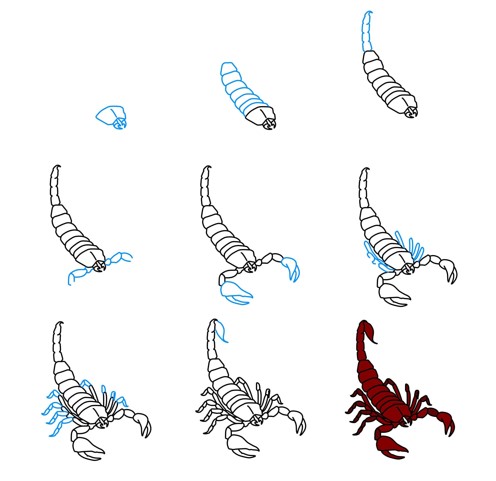 Skorpioni-Idee (7) zeichnen ideen