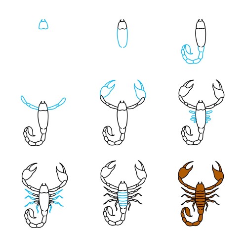 Skorpioni-Idee (9) zeichnen ideen