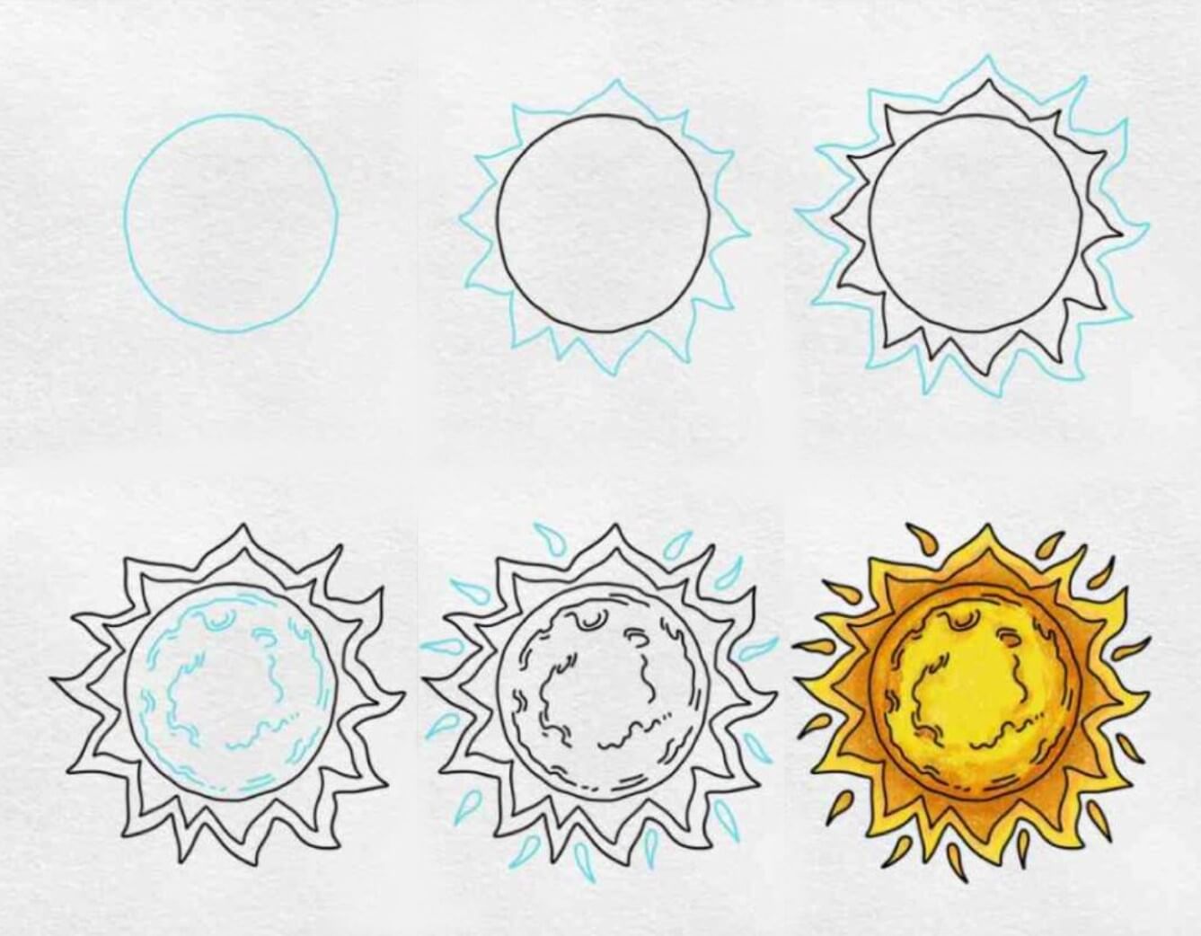 Sonnenidee (1) zeichnen ideen