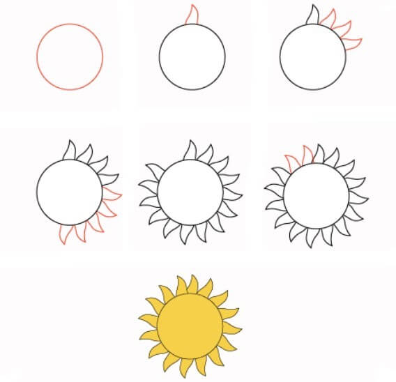 Sonnenidee (3) zeichnen ideen
