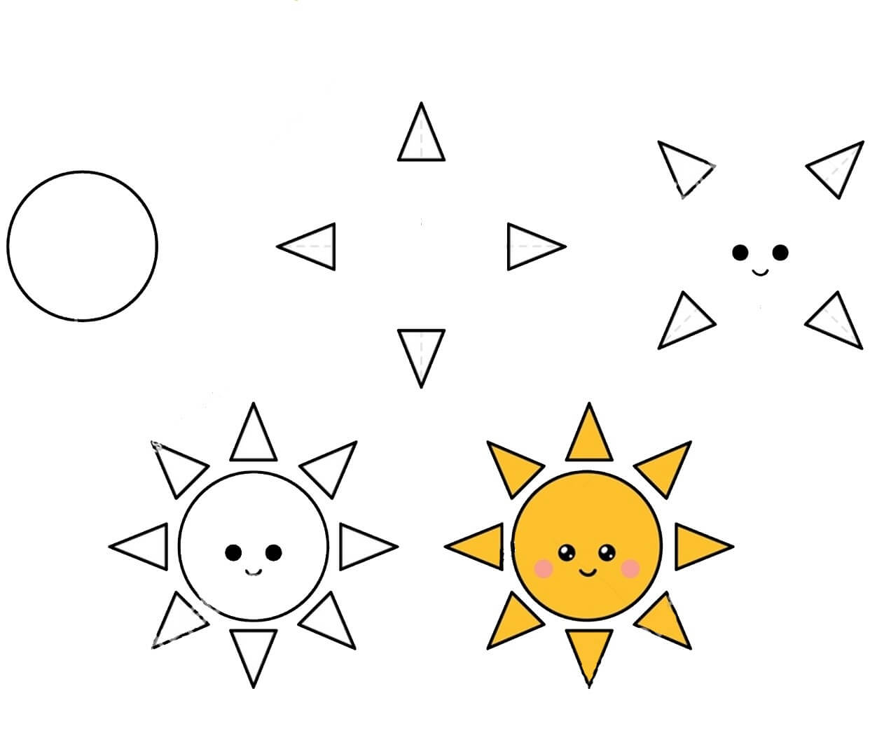 Süße Sonne (1) zeichnen ideen