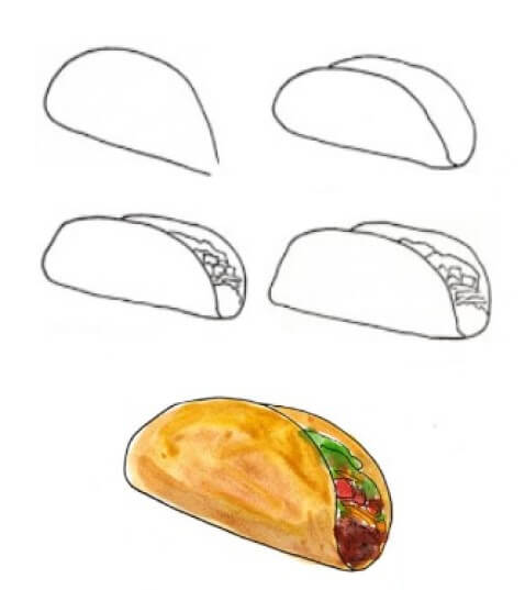 Tacos-Idee (6) zeichnen ideen