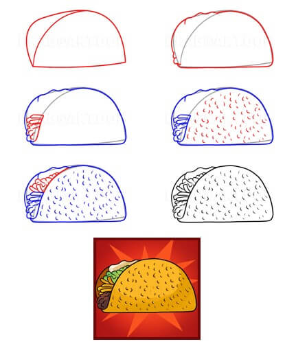 Tacos-Idee (8) zeichnen ideen
