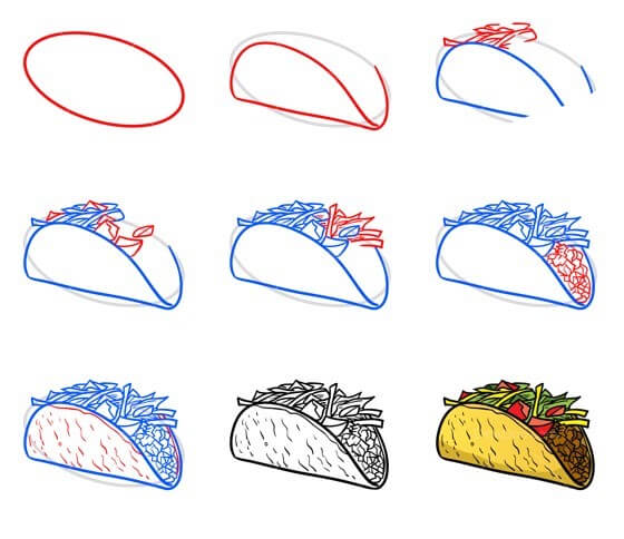 Tacos-Idee (9) zeichnen ideen