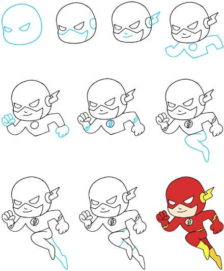 The flash chibi zeichnen ideen
