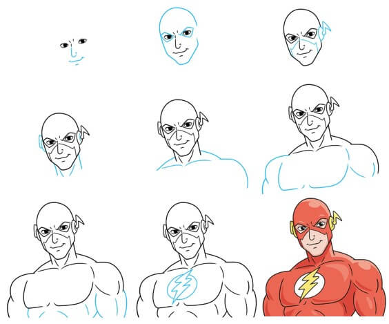 The flash lächeln zeichnen ideen