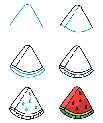 Wassermelonen-Idee (10) zeichnen ideen