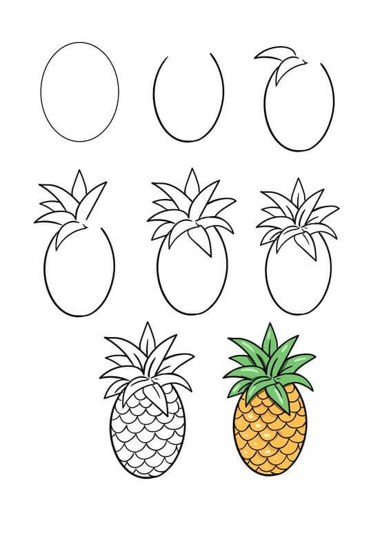 Ananas-Ideen (6) zeichnen ideen