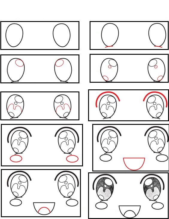 Zeichnen Lernen Anime-Augen-Idee (1)