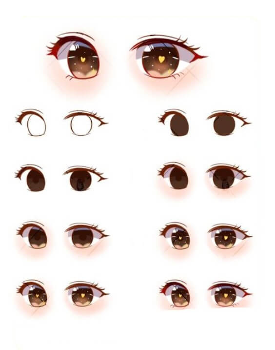 Anime-Augen-Idee (25) zeichnen ideen