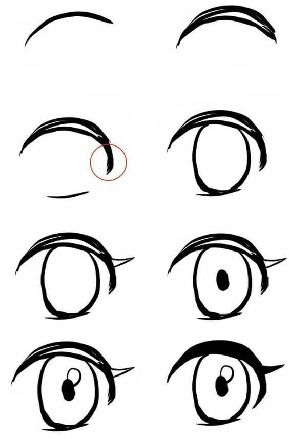 Anime-Augen-Idee (30) zeichnen ideen