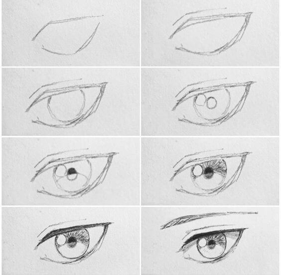 Anime-Augen-Idee (35) zeichnen ideen