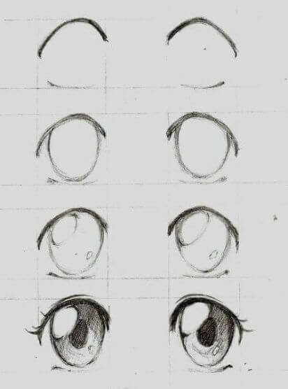 Zeichnen Lernen Anime-Augen-Idee (4)